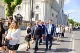 Przemarsz uczestników Jubileuszu 100-lecia Jagiełły
